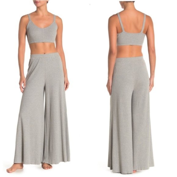 Free People Other - Free People Oh Ribs Crop Top Pants Pajama. S. 2PC